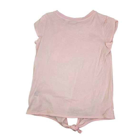 Puma Girls XS 5/6 Pink T-Shirt & Grey Shorts Activewear Set 4167 - Picture 3 of 13